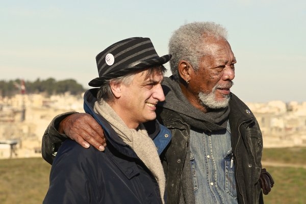 Paride Leporace incontra Morgan Freeman