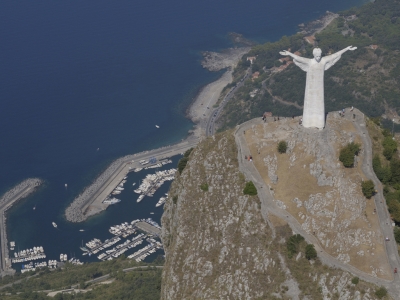 STATUA DEL REDENTORE E PORTO MARATEA