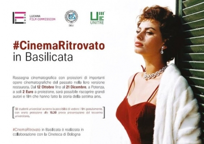Dal 12 Ottobre al 21 Dicembre il #CinemaRitrovato in Basilicata