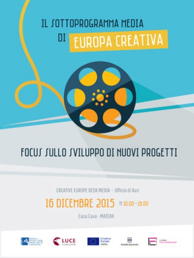 Seconda tappa del Creative Europe Desk Media di Bari a Matera