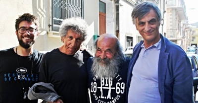 Visita del direttore LFC Leporace sul set di Urli e Risvegli